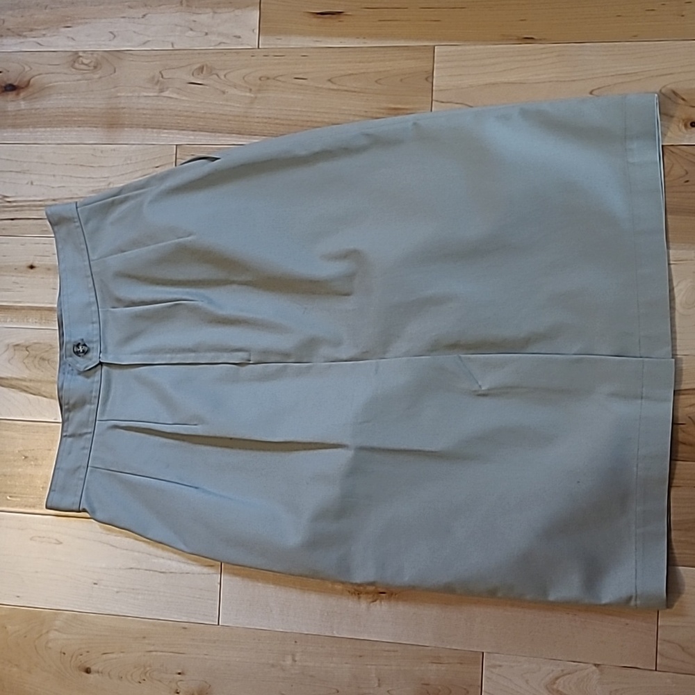 Tilley Endurables Skirt Khaki Safari Midi Tailored Pencil Skirt - Picture 4 of 6